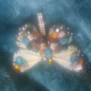 Beaded Elegant Butterfly Hairclip